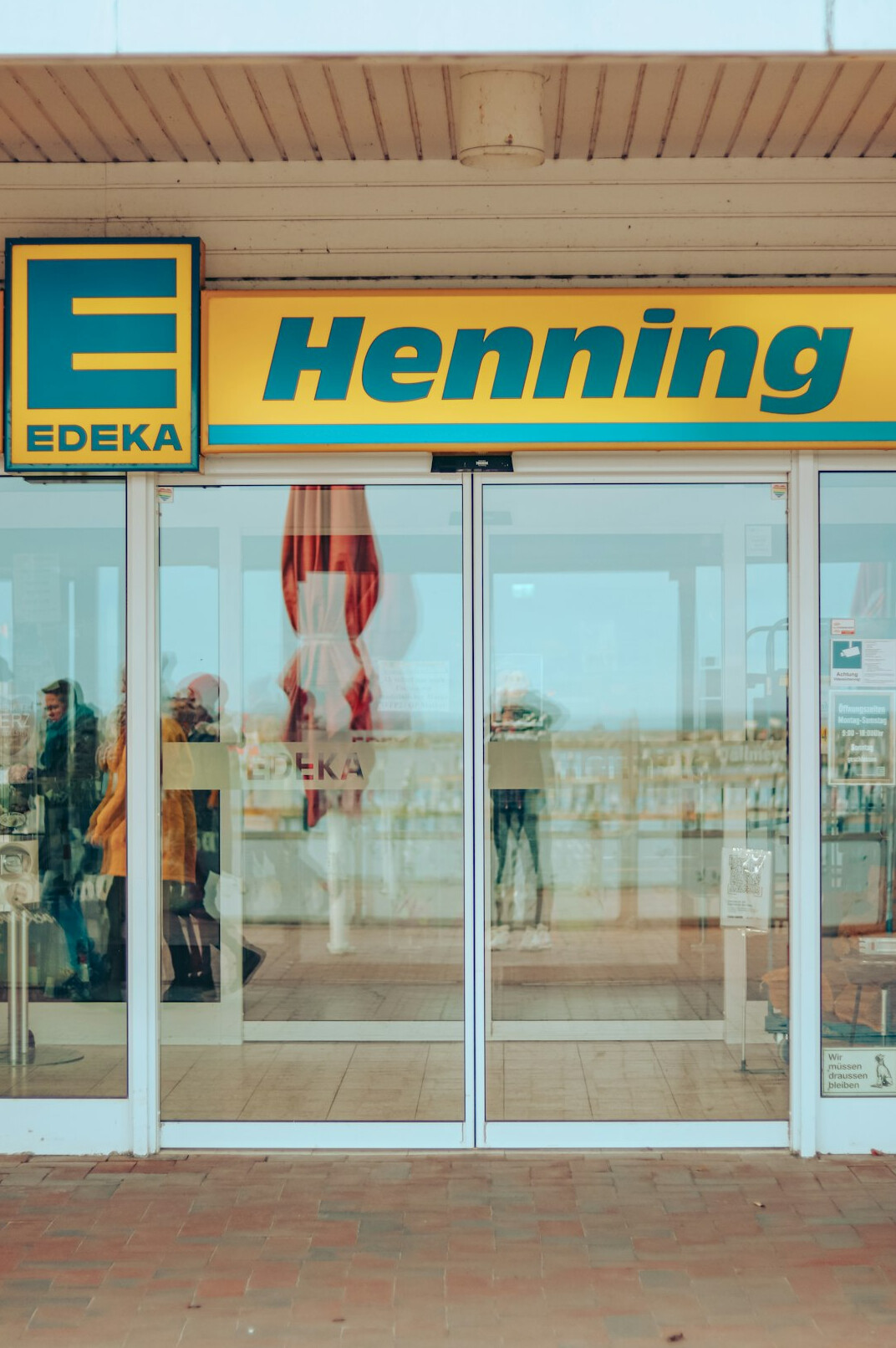 german supermarket shopping